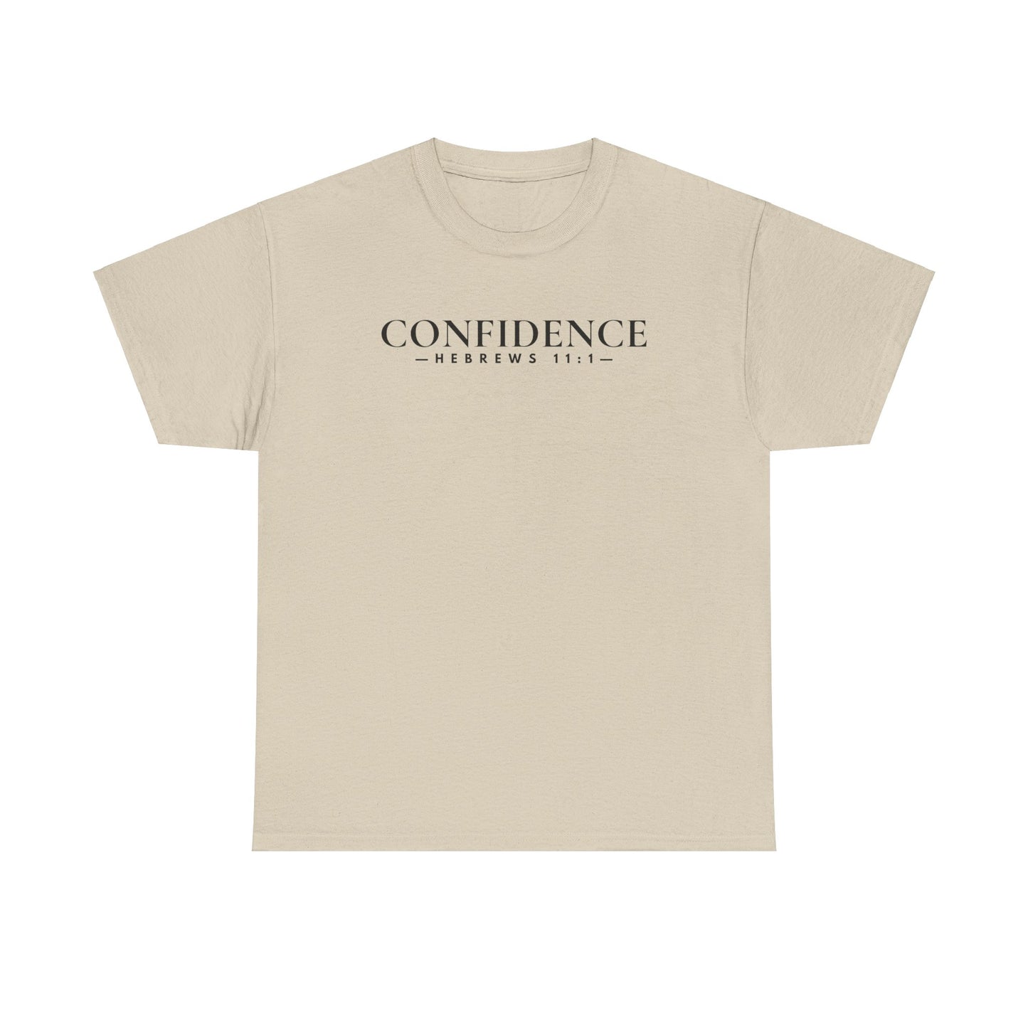 CONFIDENCE (Hebrews 11:1) Heavy Cotton Tee