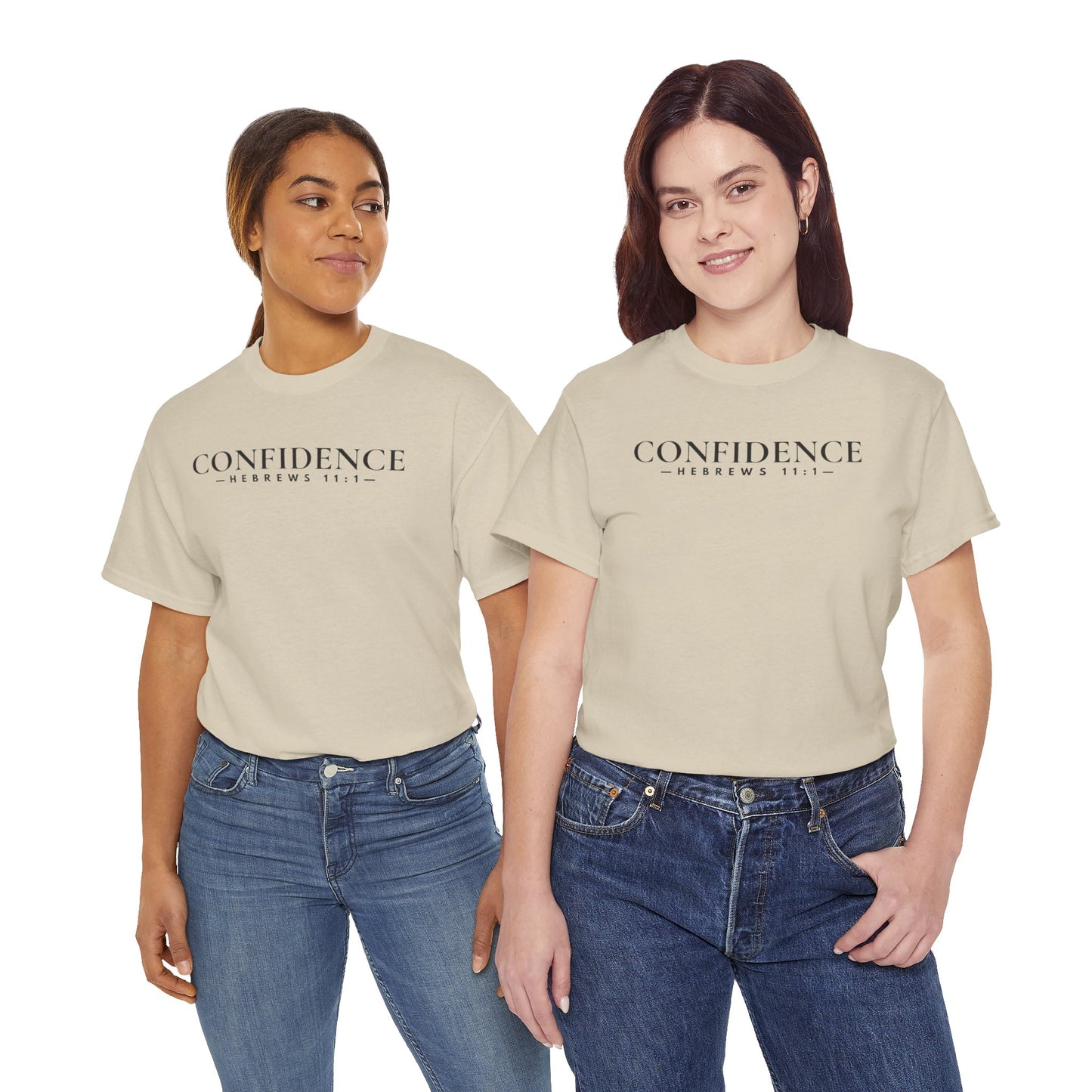 CONFIDENCE (Hebrews 11:1) Heavy Cotton Tee