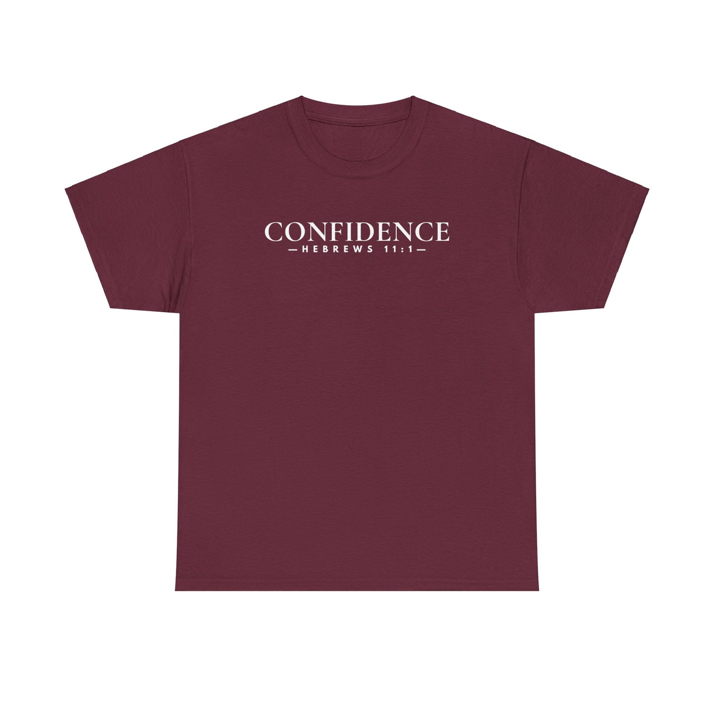 CONFIDENCE (Hebrews 11:1) Heavy Cotton Tee