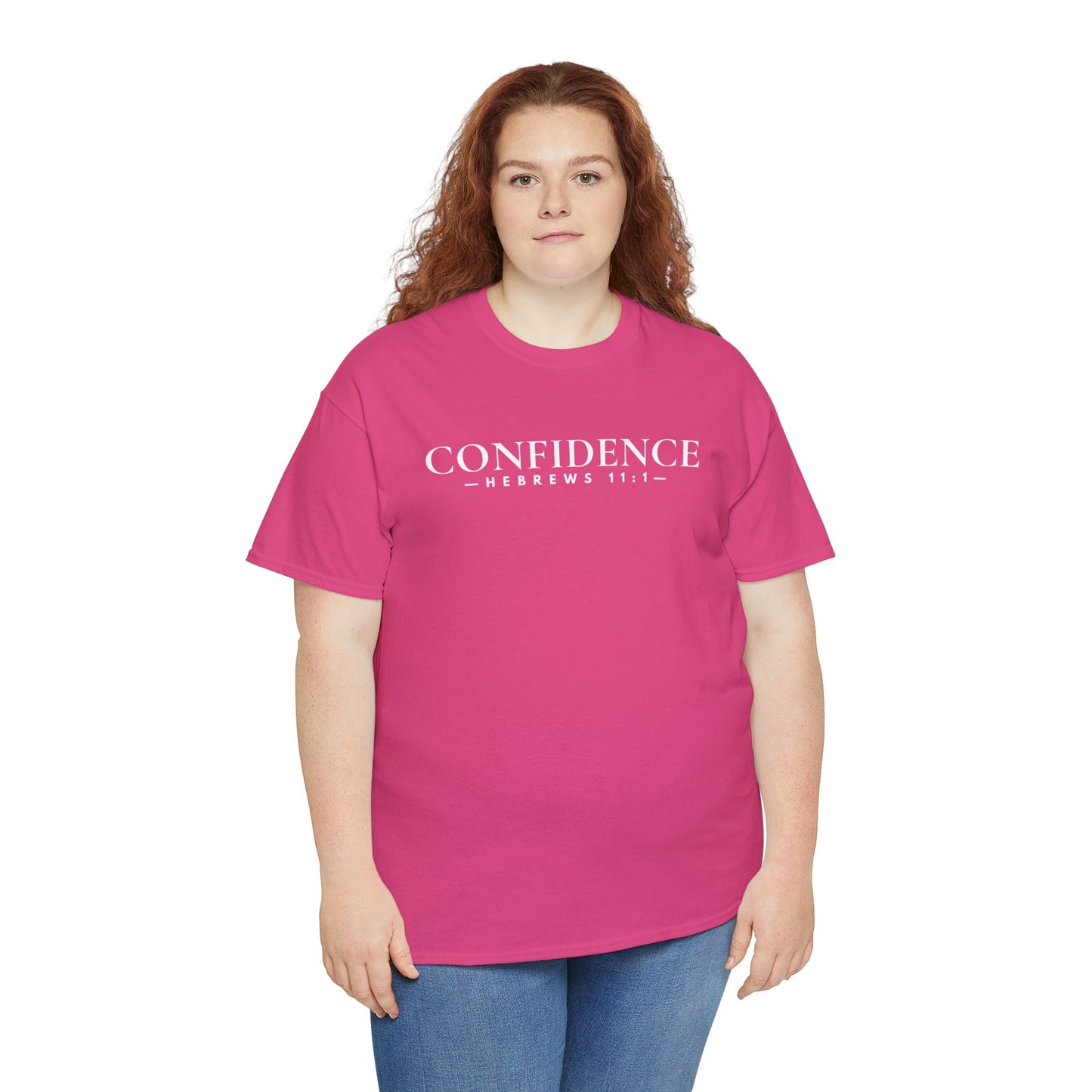 CONFIDENCE (Hebrews 11:1) Heavy Cotton Tee