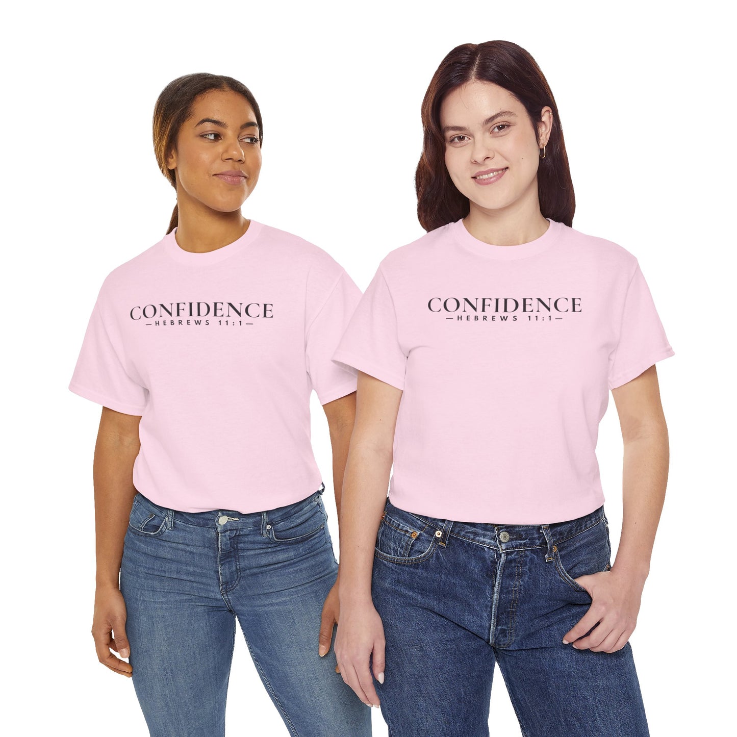CONFIDENCE (Hebrews 11:1) Heavy Cotton Tee