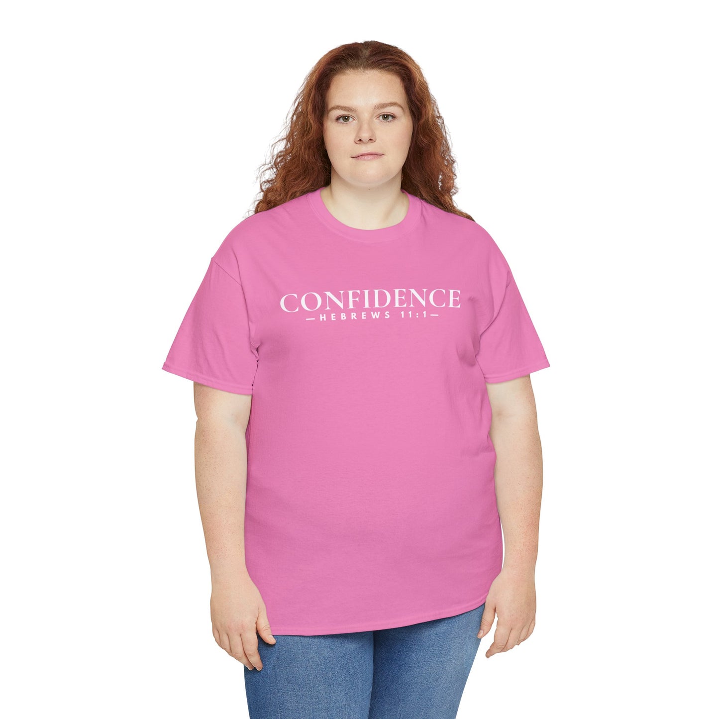 CONFIDENCE (Hebrews 11:1) Heavy Cotton Tee