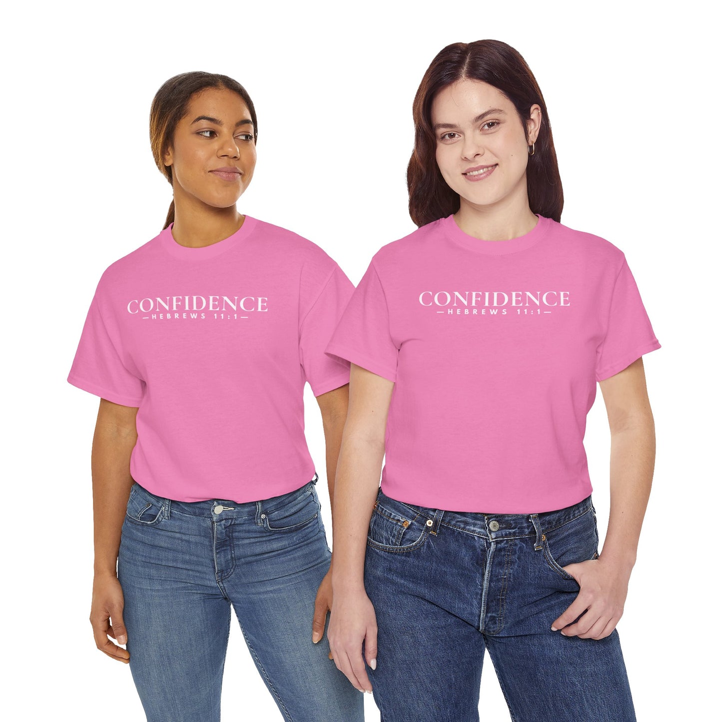 CONFIDENCE (Hebrews 11:1) Heavy Cotton Tee
