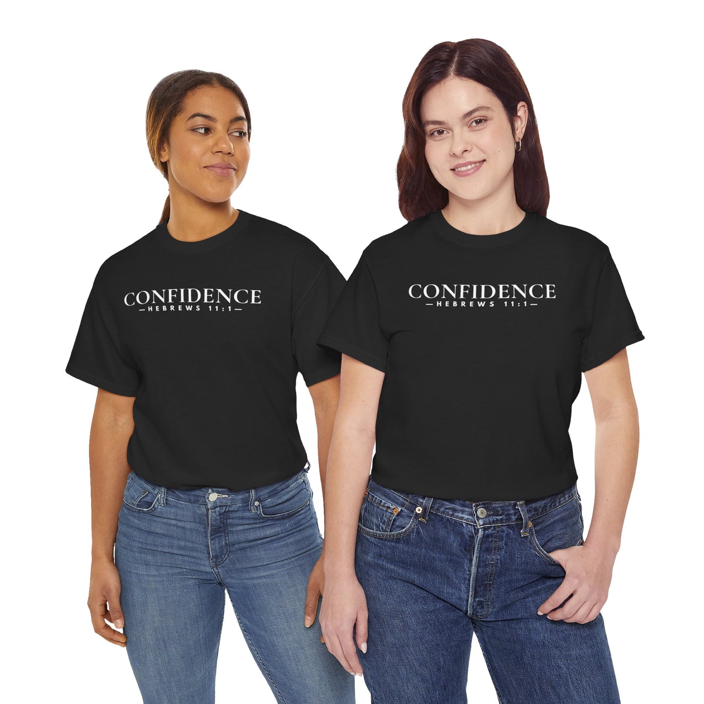 CONFIDENCE (Hebrews 11:1) Heavy Cotton Tee