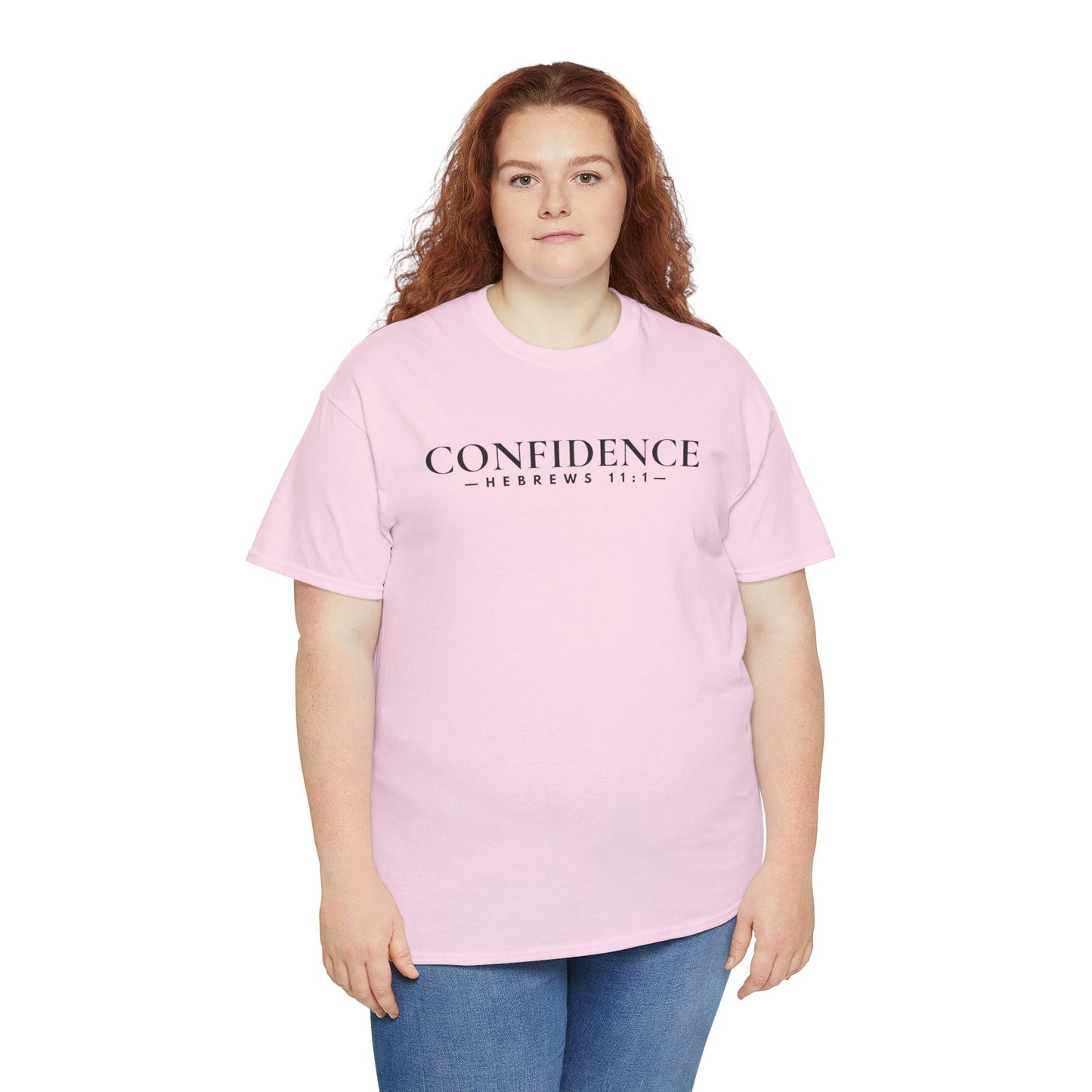 CONFIDENCE (Hebrews 11:1) Heavy Cotton Tee
