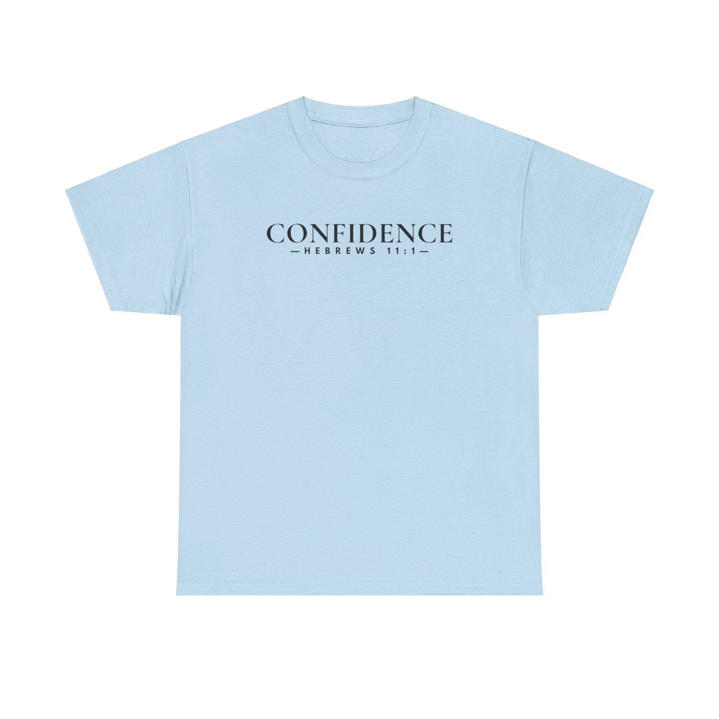 CONFIDENCE (Hebrews 11:1) Heavy Cotton Tee