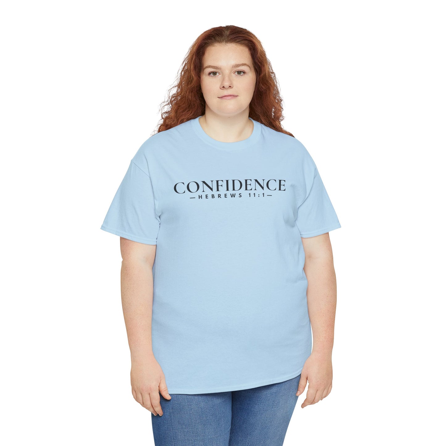 CONFIDENCE (Hebrews 11:1) Heavy Cotton Tee