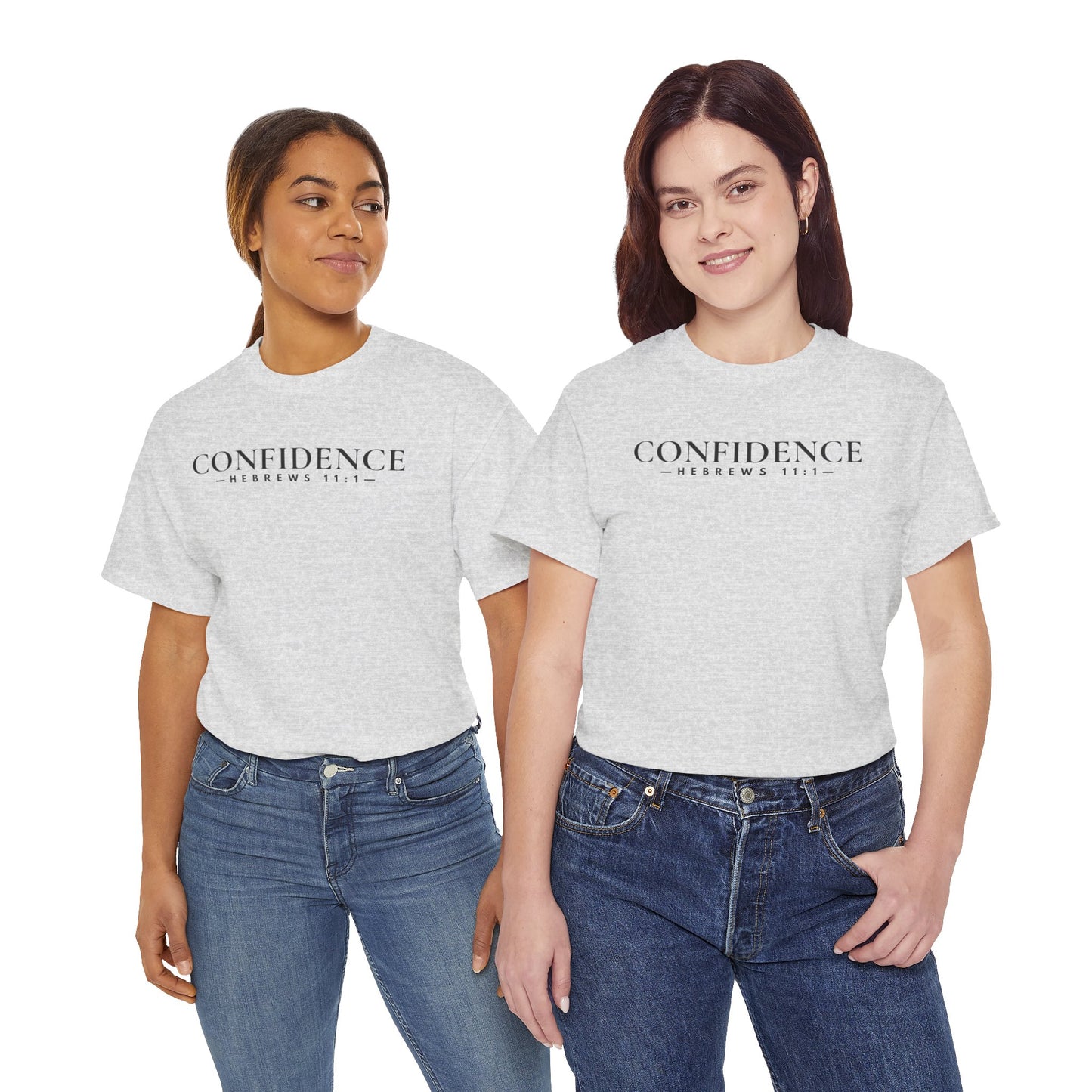 CONFIDENCE (Hebrews 11:1) Heavy Cotton Tee