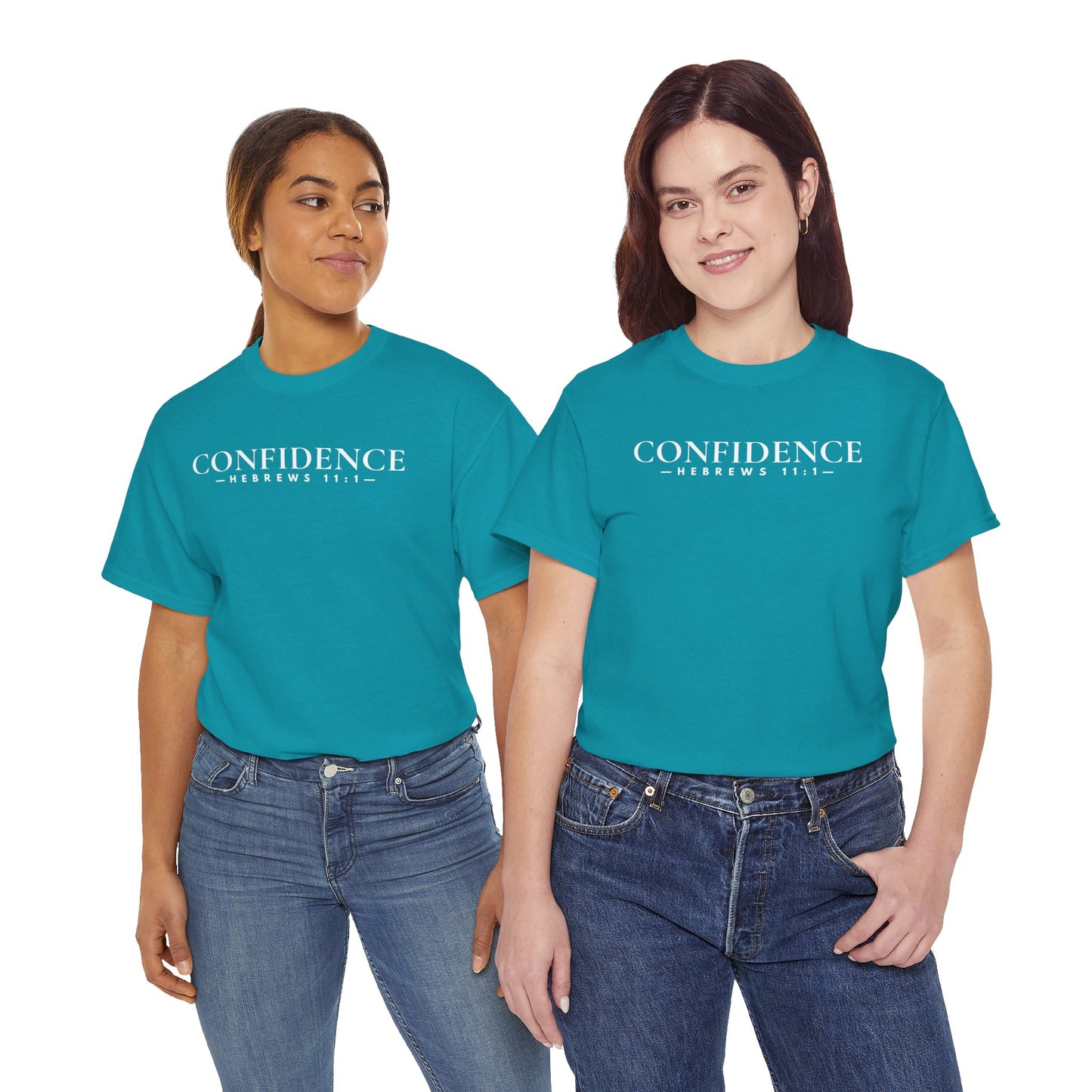 CONFIDENCE (Hebrews 11:1) Heavy Cotton Tee
