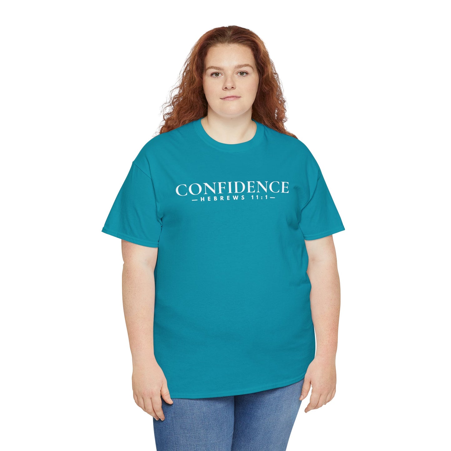 CONFIDENCE (Hebrews 11:1) Heavy Cotton Tee