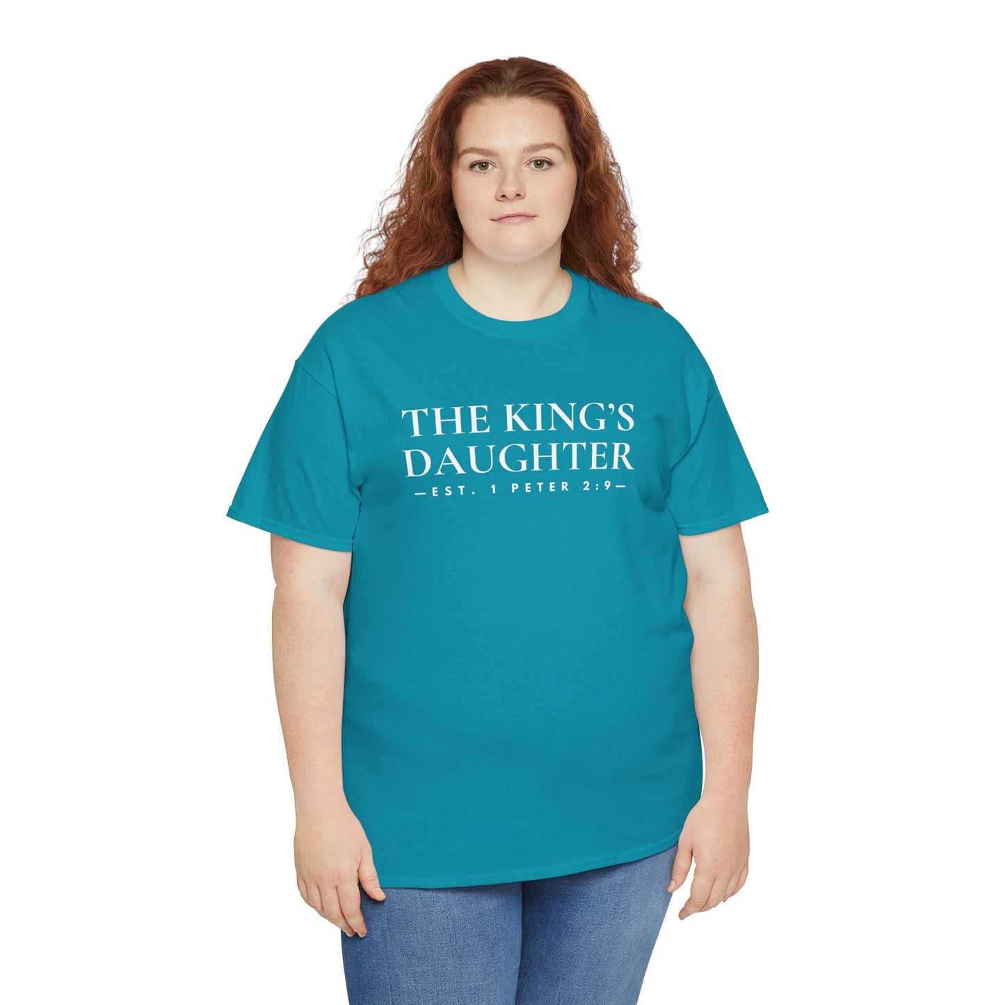 THE KING'S DAUGHTER (1 Peter 2:9) Heavy Cotton Tee