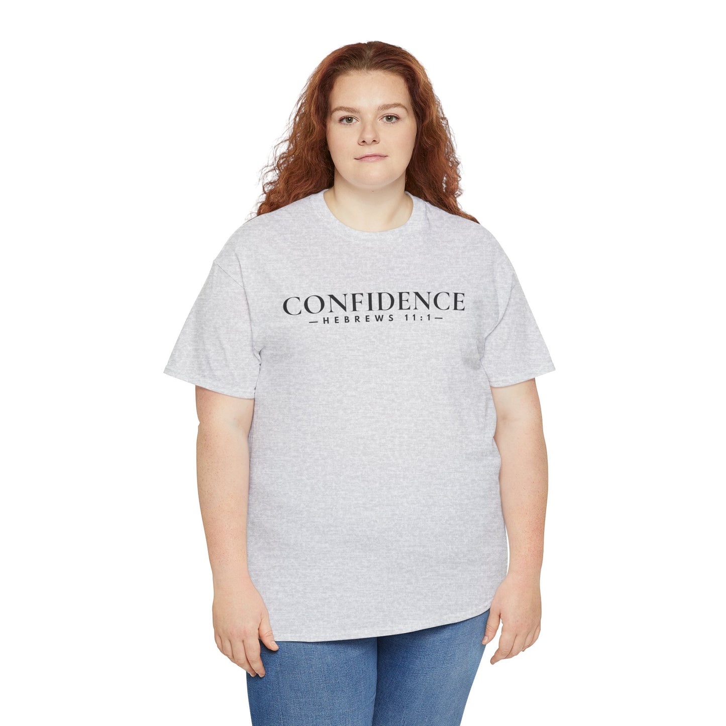 CONFIDENCE (Hebrews 11:1) Heavy Cotton Tee