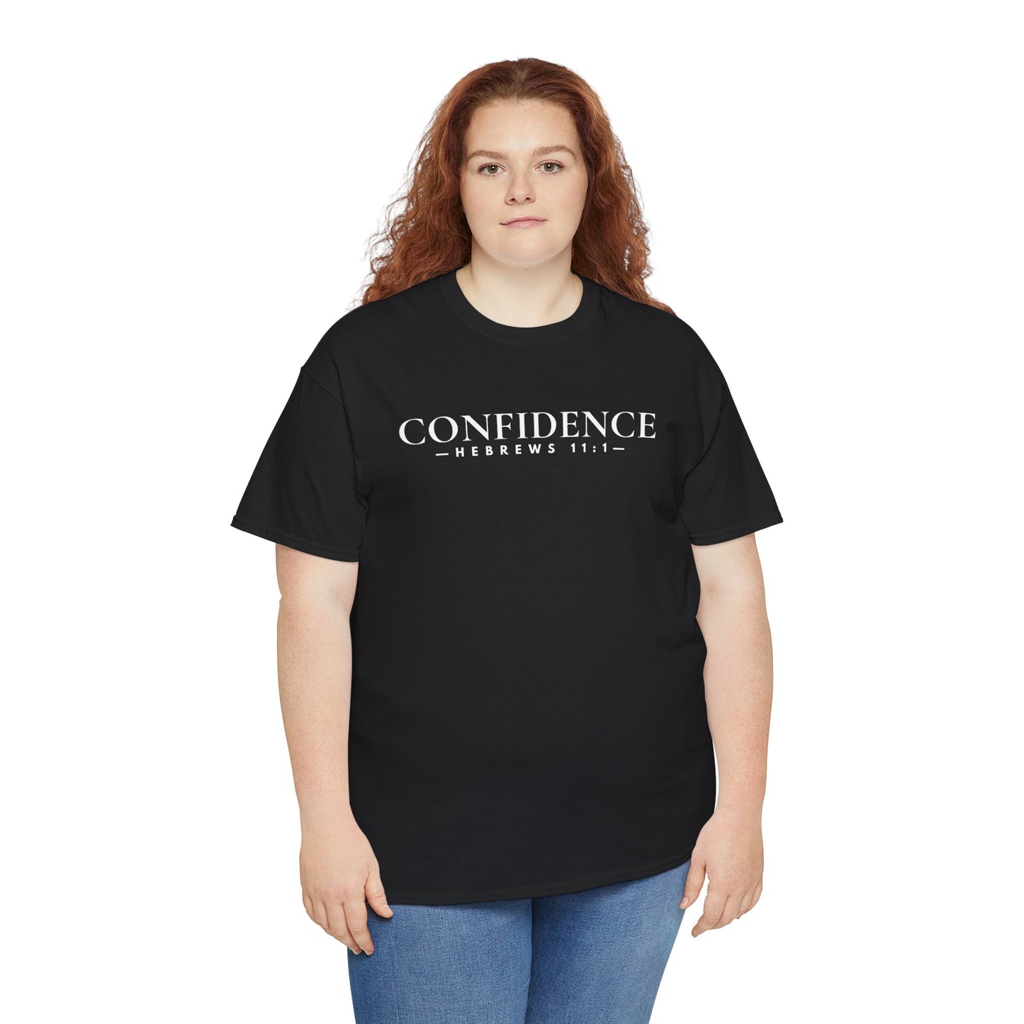 CONFIDENCE (Hebrews 11:1) Heavy Cotton Tee