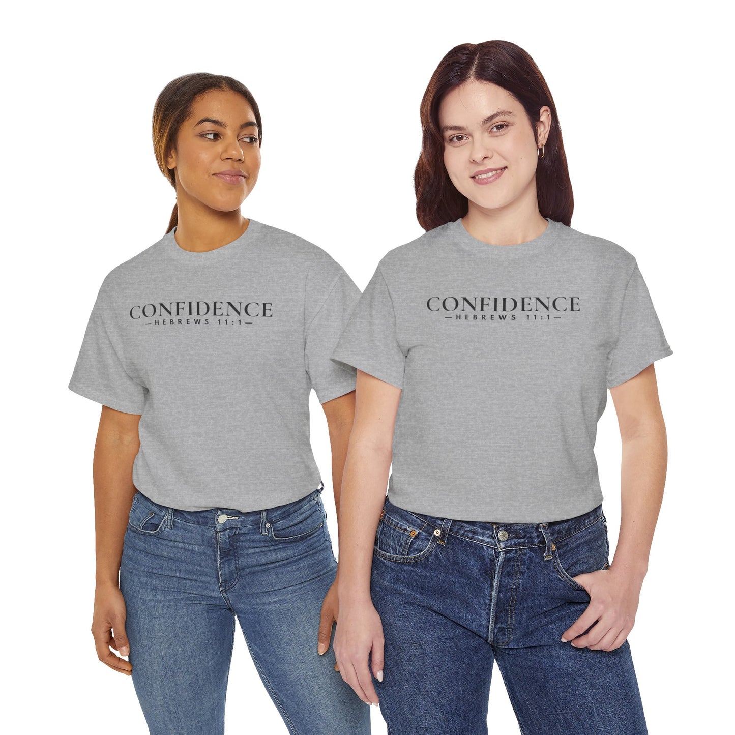 CONFIDENCE (Hebrews 11:1) Heavy Cotton Tee