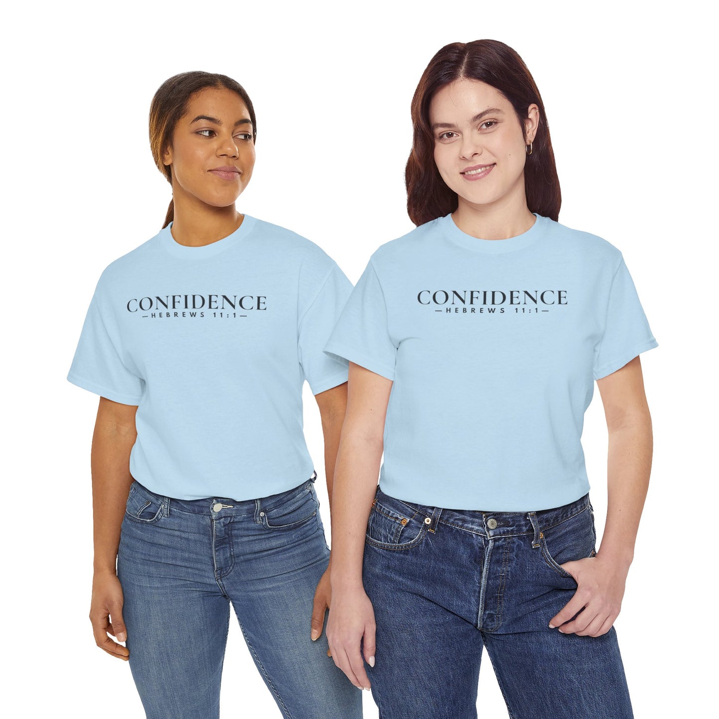 CONFIDENCE (Hebrews 11:1) Heavy Cotton Tee