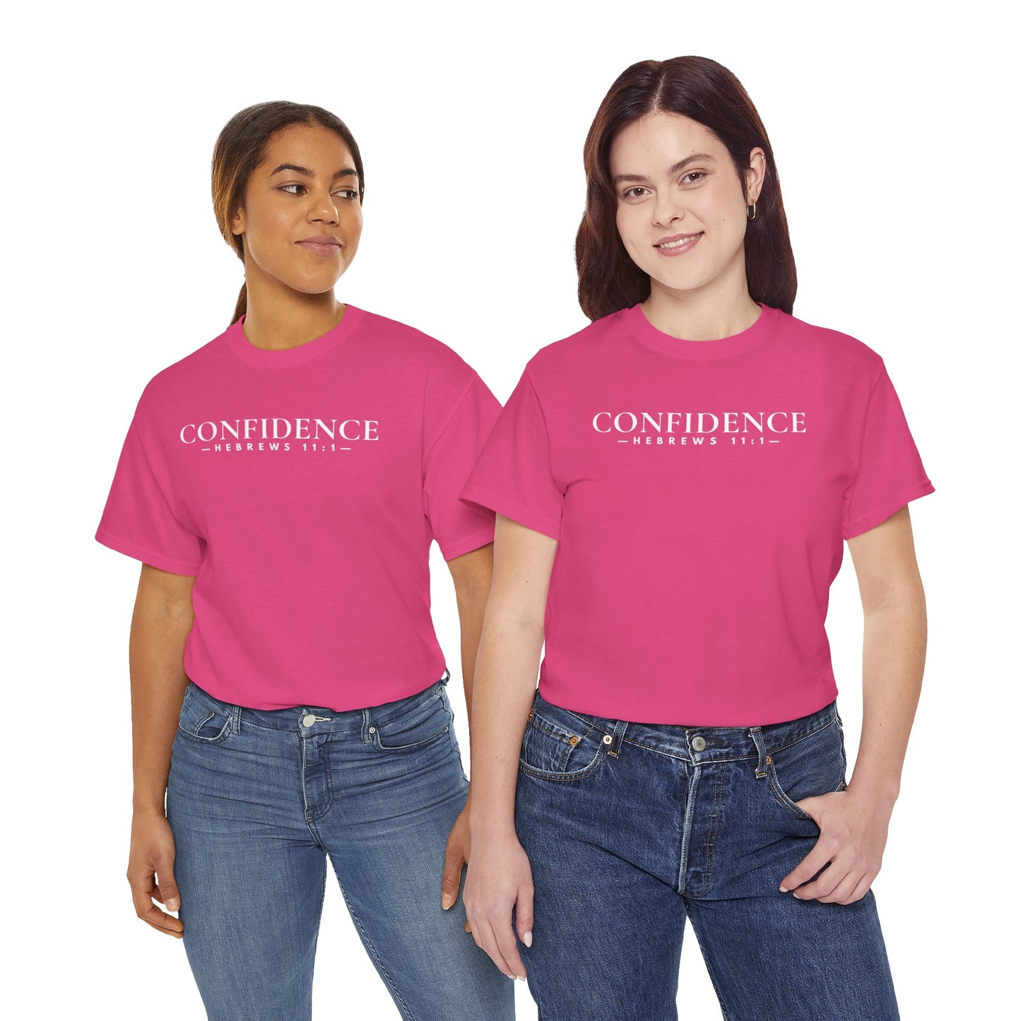 CONFIDENCE (Hebrews 11:1) Heavy Cotton Tee