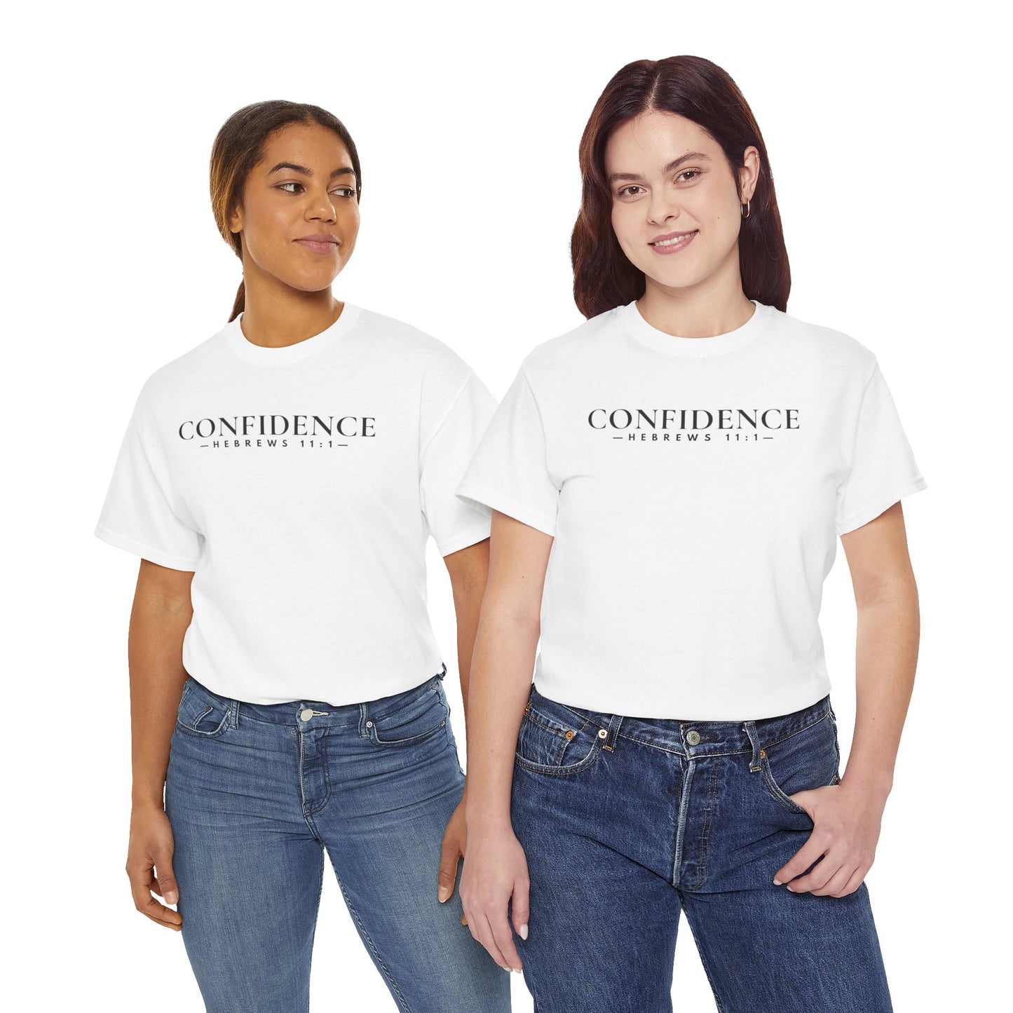 CONFIDENCE (Hebrews 11:1) Heavy Cotton Tee